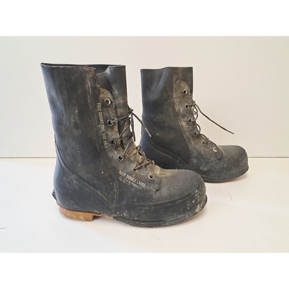 Vintage Bata Mickey Mouse 10 US Military Extreme Cold Weather Boot Vietnam 1969 - Picture 1 of 10
